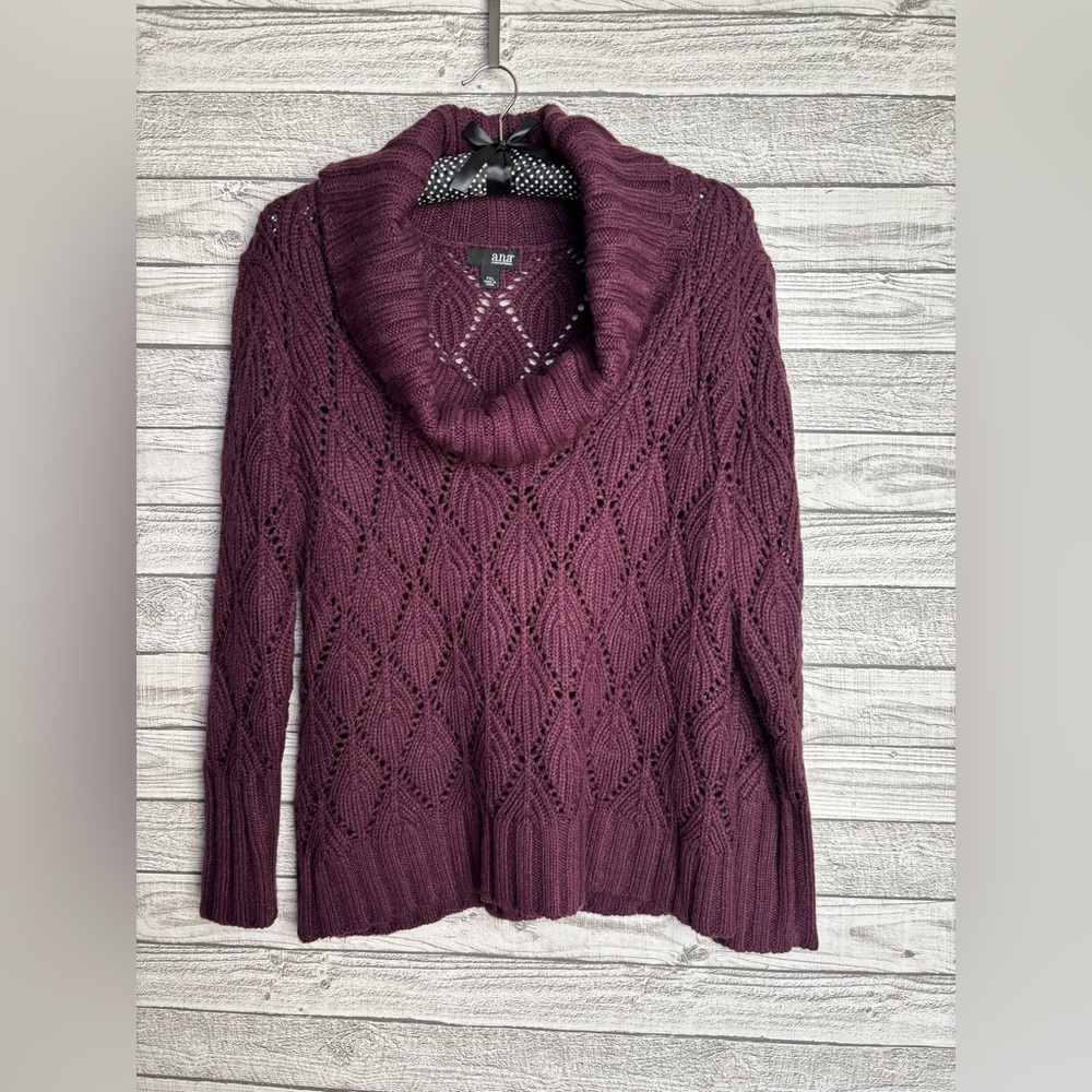 Burgendy Sweater with Cowl Neckline
Day/Night